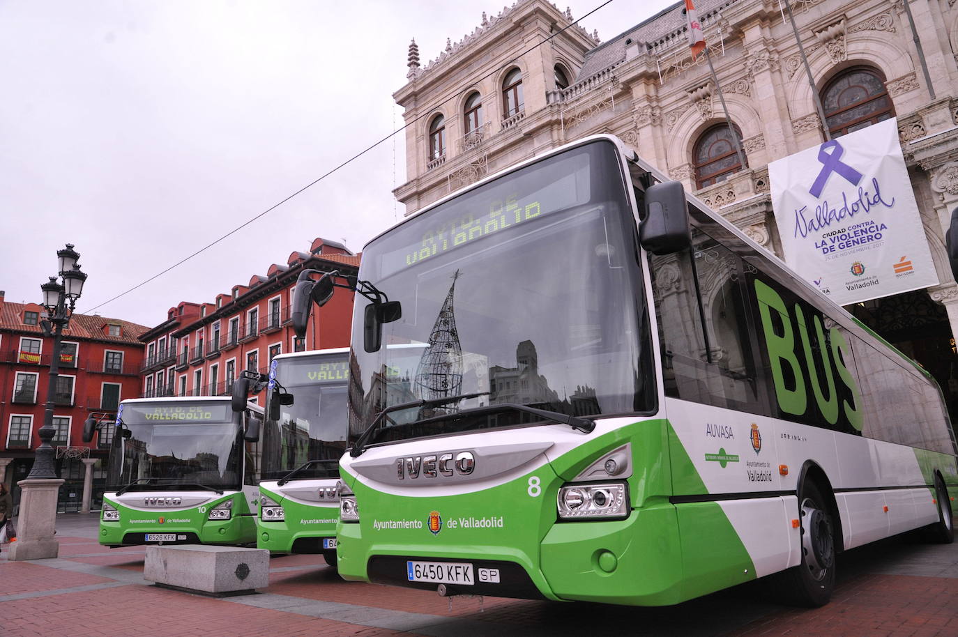 Autobuses de Auvasa. 