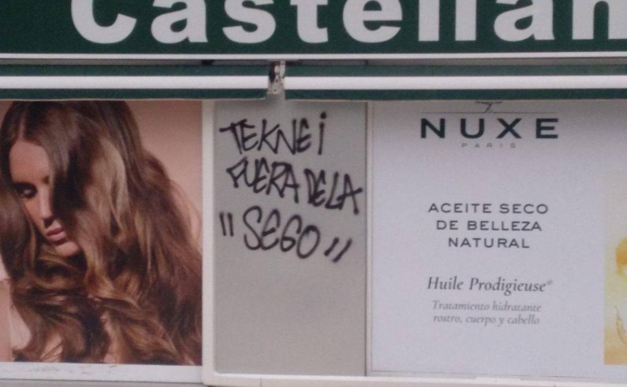 Aspecto que presentaba la fachada de la sede de Teknei en Madrid.