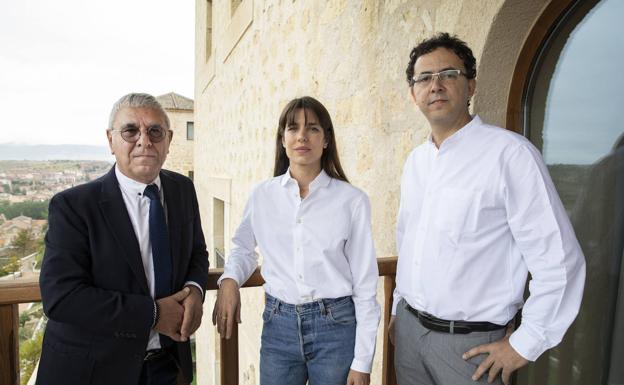 Carlota Casiraghi, minutos antes de su intervención en el Hay Festival de Segovia. 