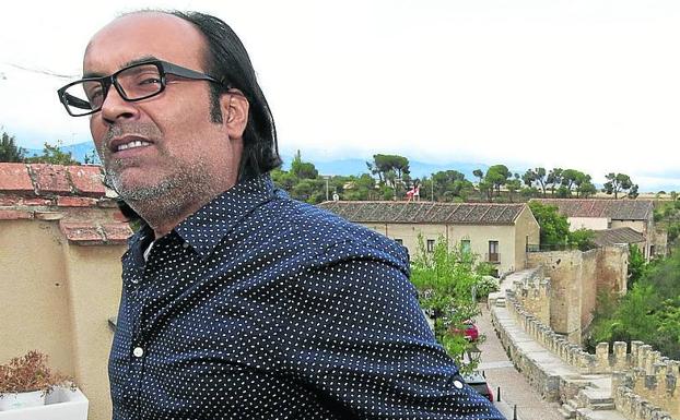 Ahmed Saadawi, ayer en Segovia. 