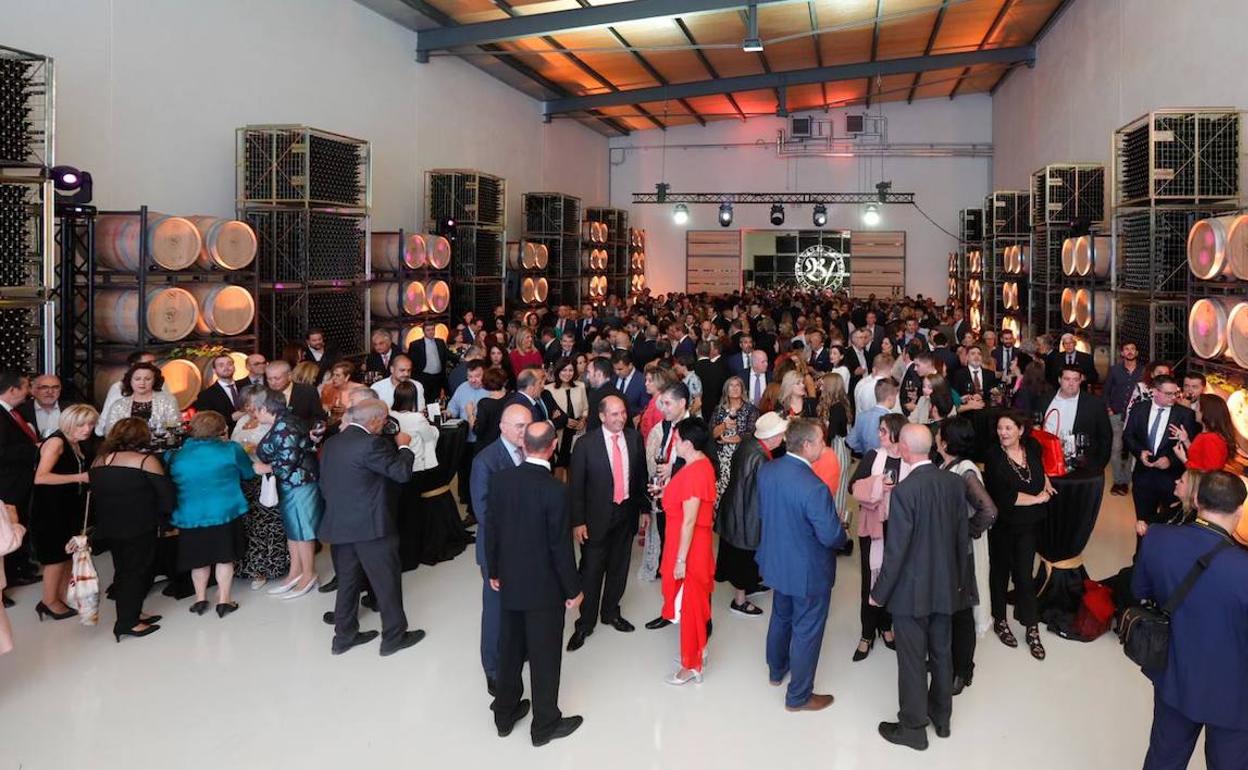Fiesta del 25 aniversario de Bodegas Briego, en Fompedraza, Valladolid. 