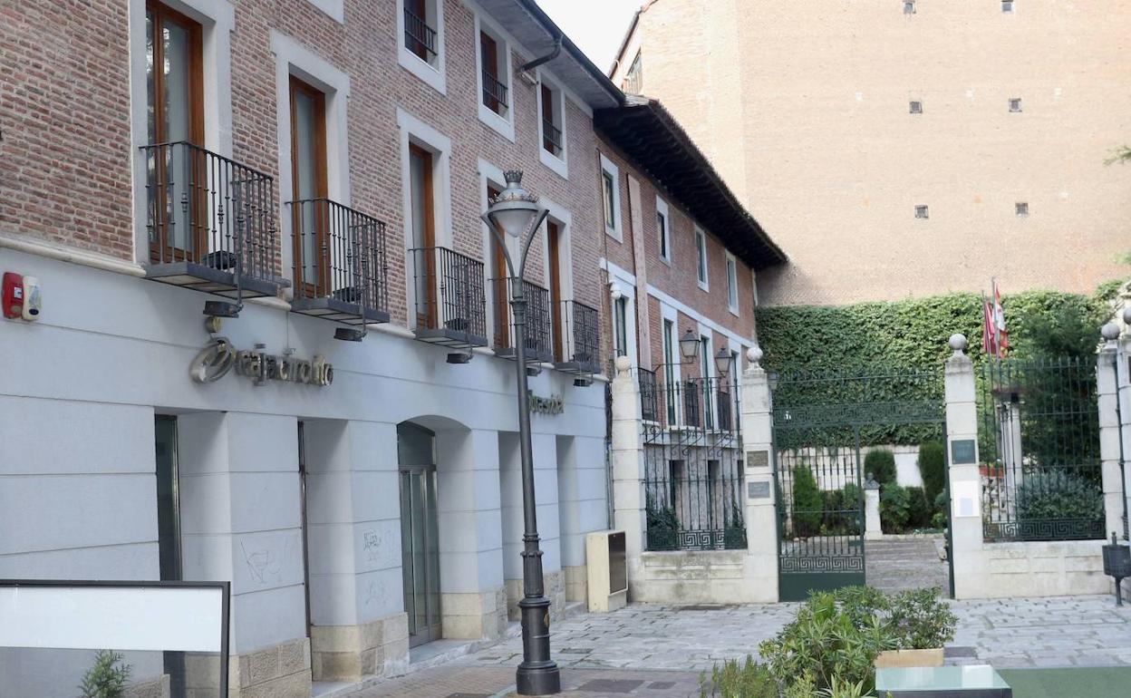 Fachada del Museo Casa de Cervantes en Valladolid. 