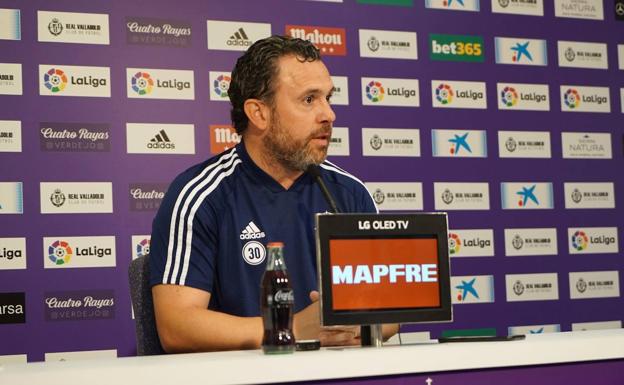 Sergio González durante una rueda de prensa anterior.