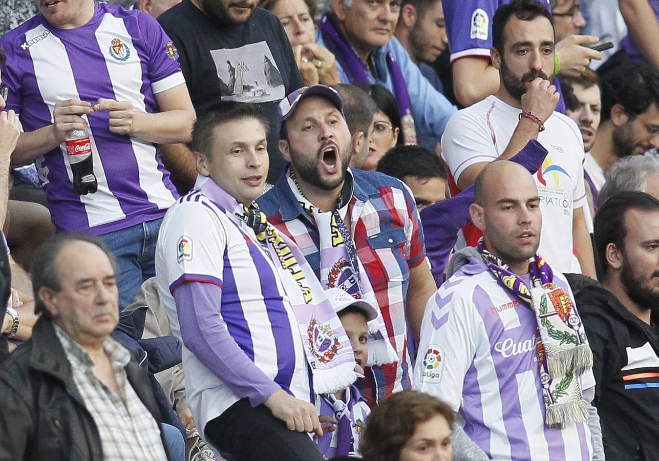 Óscar Plano adelantó al Real Valladolid después de una gran jugada llevada por Nacho, Guardiola y Toni Villa y empató Carlos Fernández