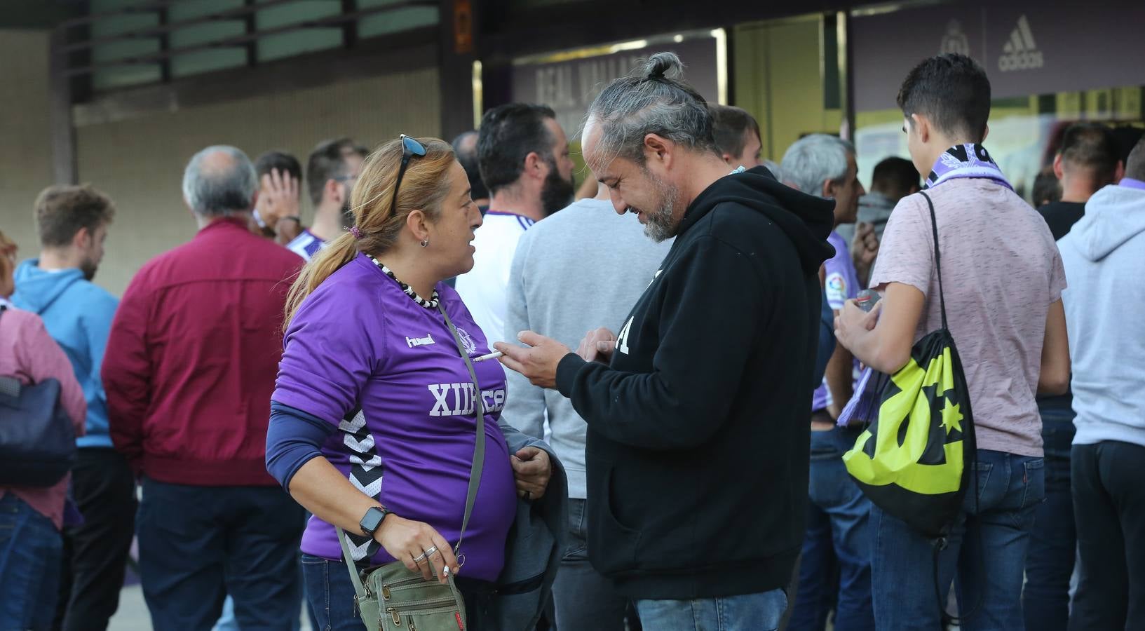Óscar Plano adelantó al Real Valladolid después de una gran jugada llevada por Nacho, Guardiola y Toni Villa y empató Carlos Fernández