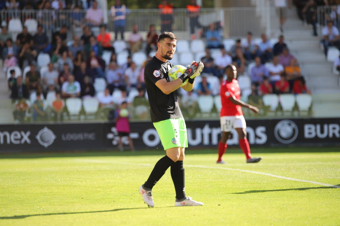 Partido del Burgos CF contra el Salamanca CF. 