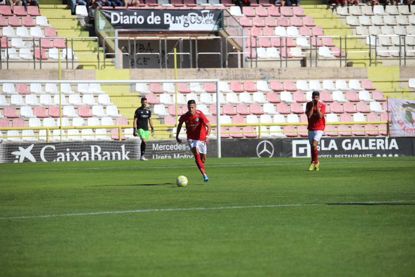 Partido del Burgos CF contra el Salamanca CF. 