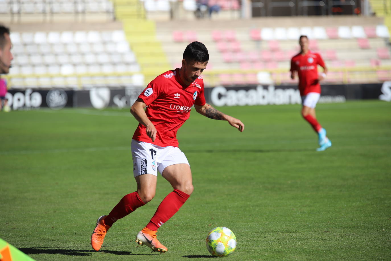 Partido del Burgos CF contra el Salamanca CF. 