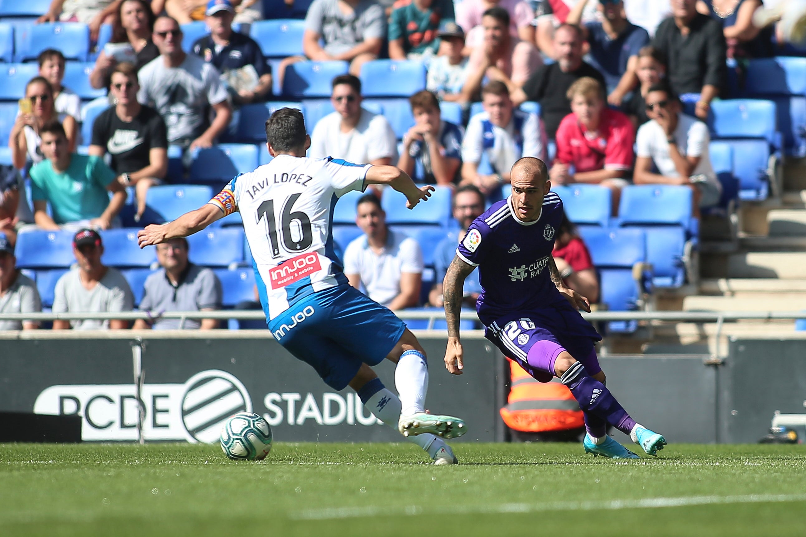 El Real Valladolid logra por primera vez sacar los tres puntos de Cornellà.