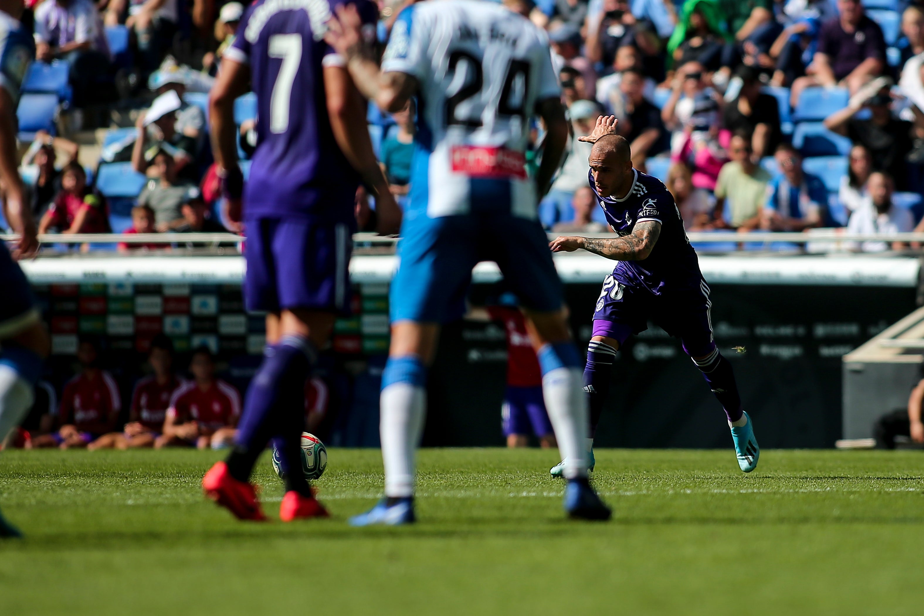 El Real Valladolid logra por primera vez sacar los tres puntos de Cornellà.