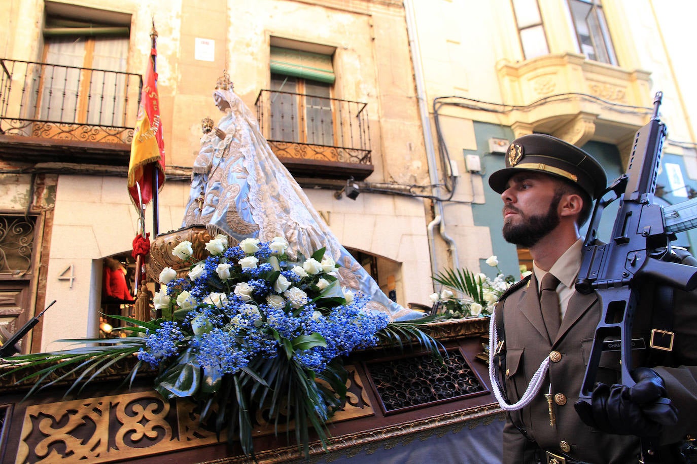 Finaliza la solemne novena de la patrona de Segovia, que ha sido acompañada por miles de segovianos en el traslado desde la Catedral