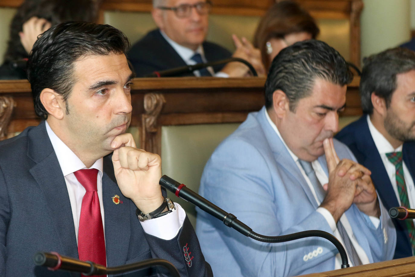 Pleno en el Ayuntamiento de Valladolid.