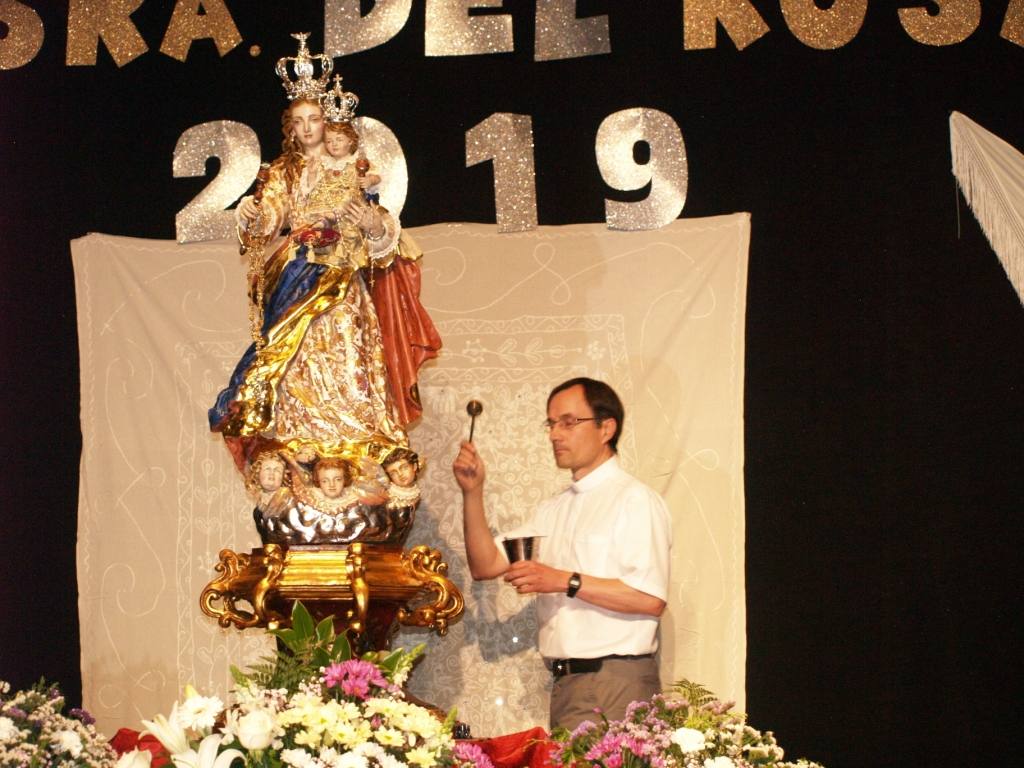 Fotos: Presentación de la nueva imagen de Nuestra Señora del Rosario en Mojados