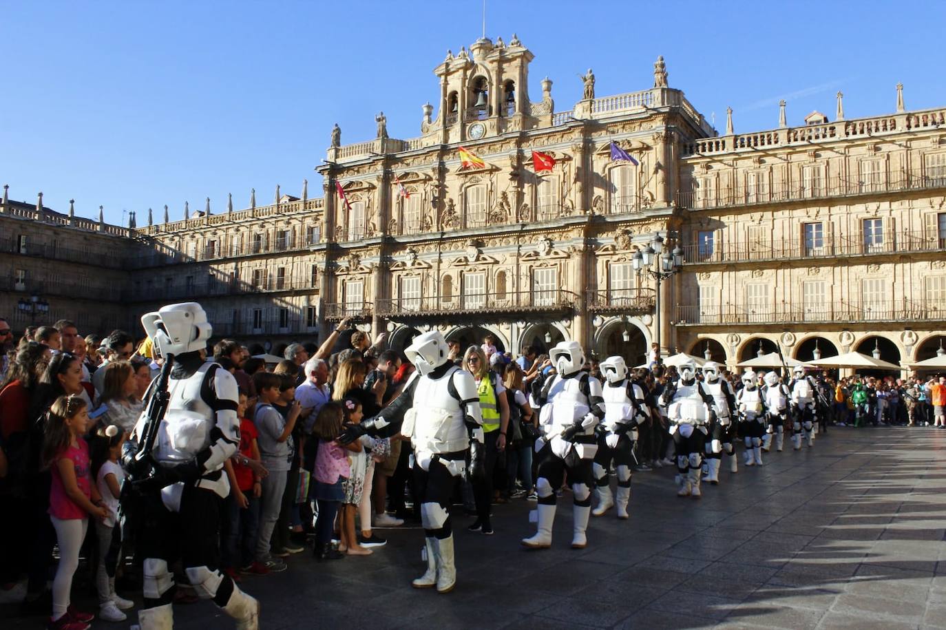 Desfile de Star Wars en Salamanca.