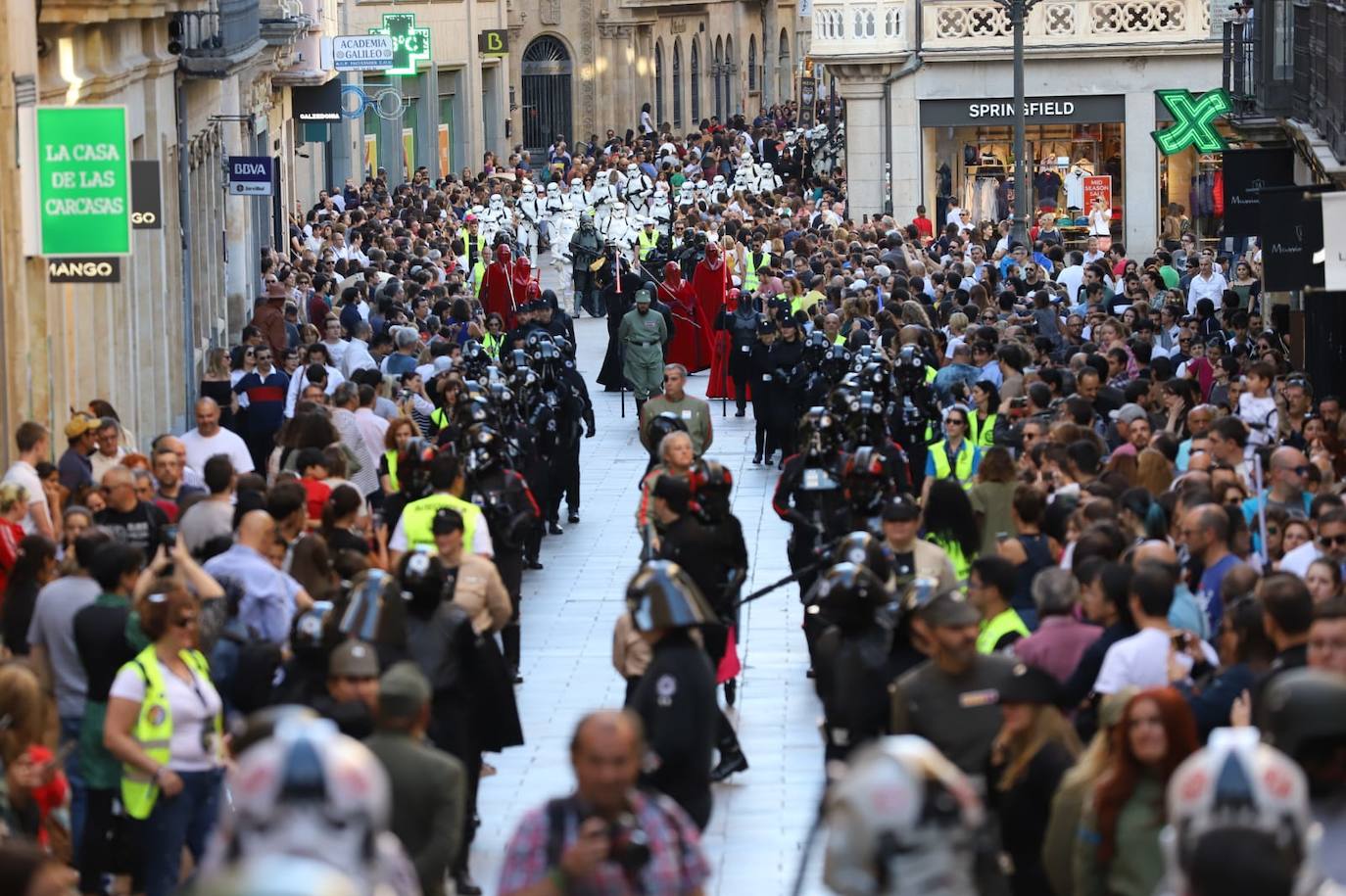 Desfile de Star Wars en Salamanca.