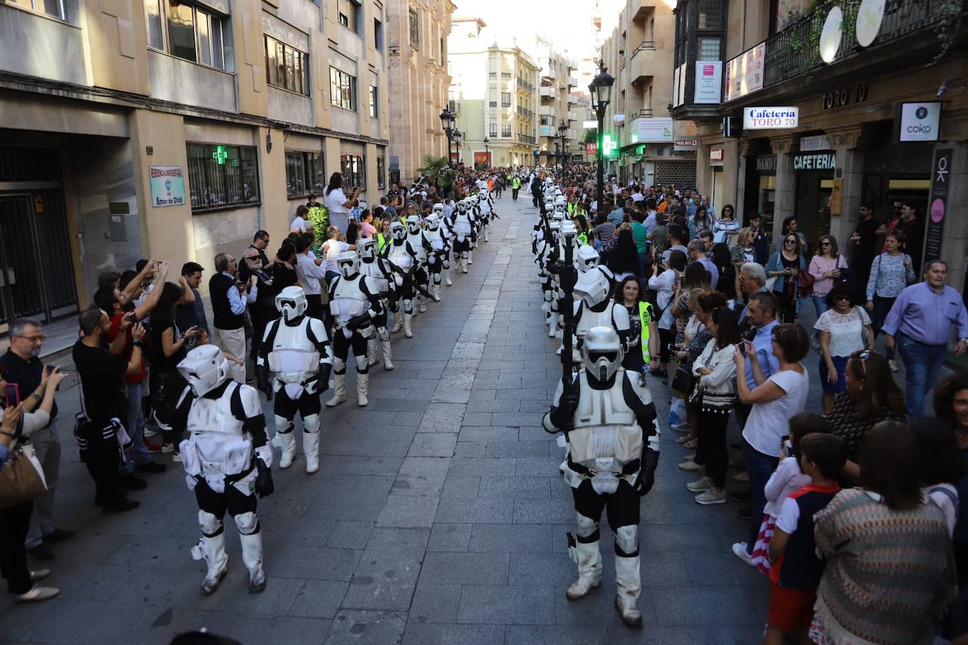 Desfile de Star Wars en Salamanca.