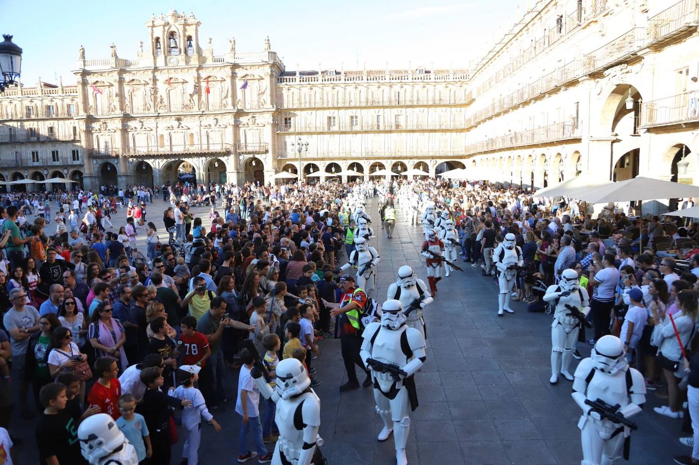 Desfile de Star Wars en Salamanca.