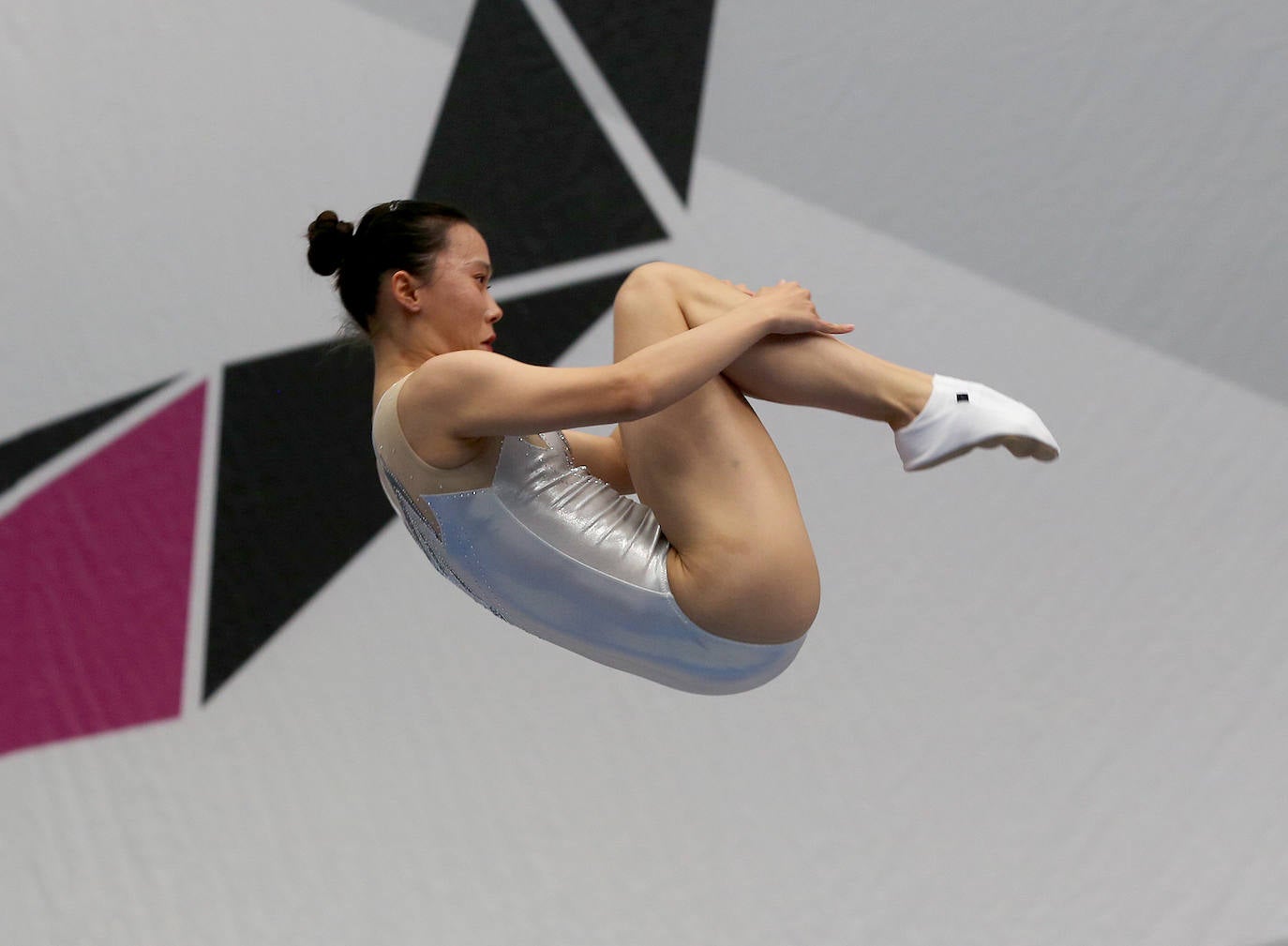 La gimnasta Xueying Zhu, la favorita en las finales de mañana.