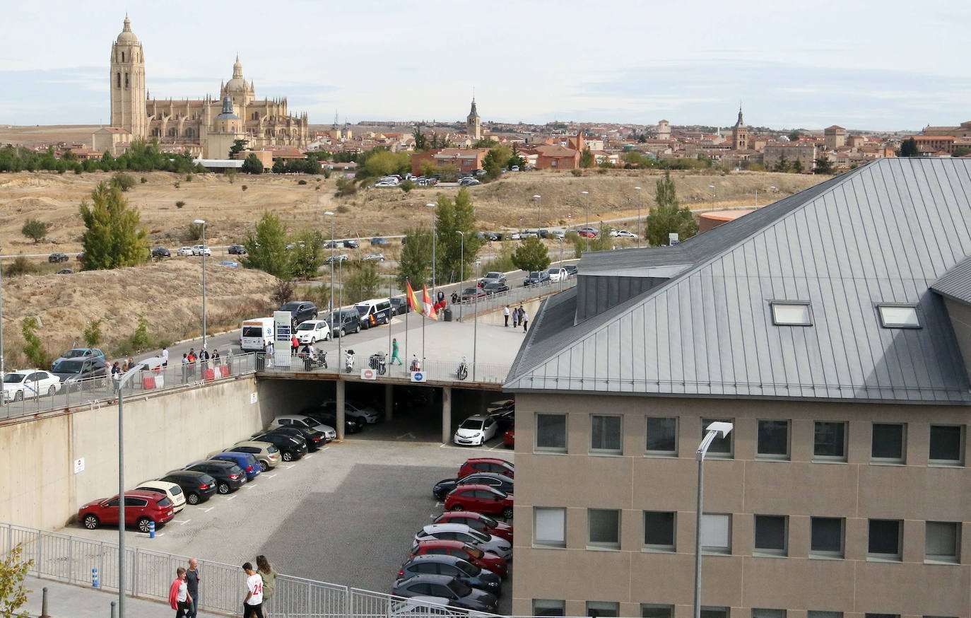 Vista del Hospital General de Segovia.