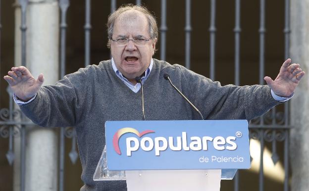 Juan Vicente Herrera, durante un acto de partido. 