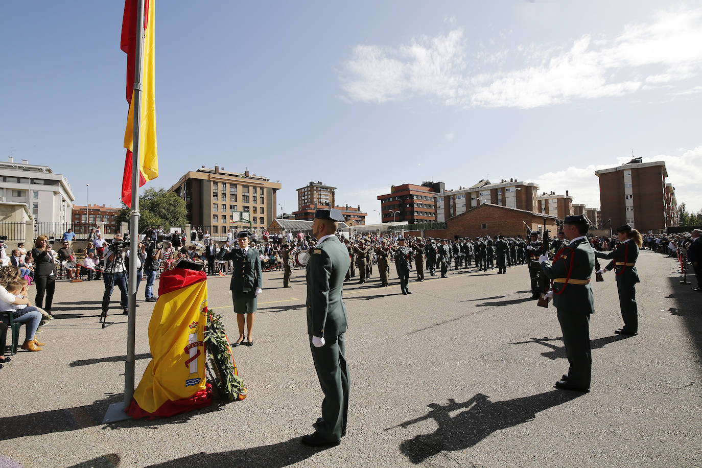 Fiesta de la Guardia Civil en Palencia. 