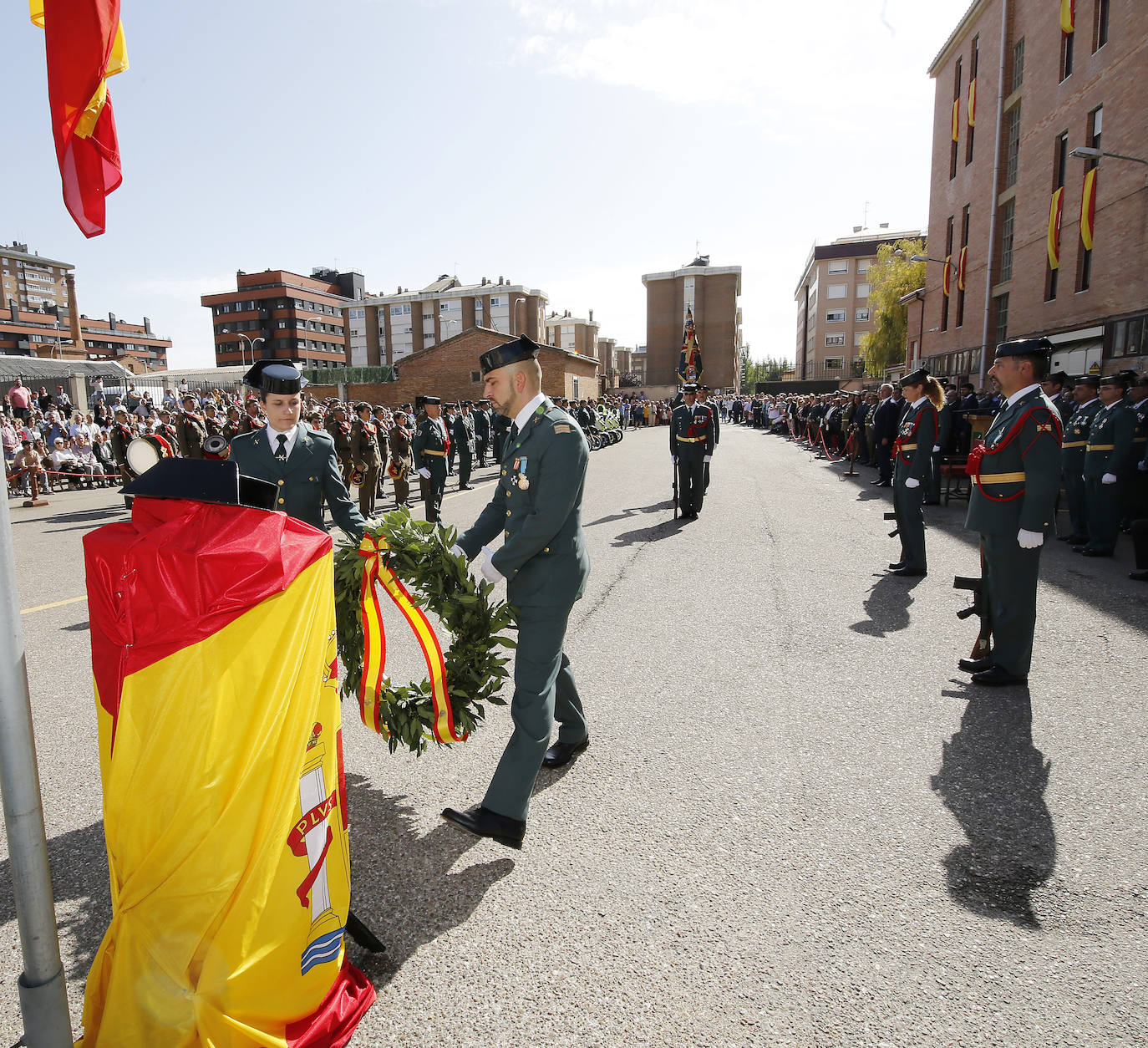 Fiesta de la Guardia Civil en Palencia. 