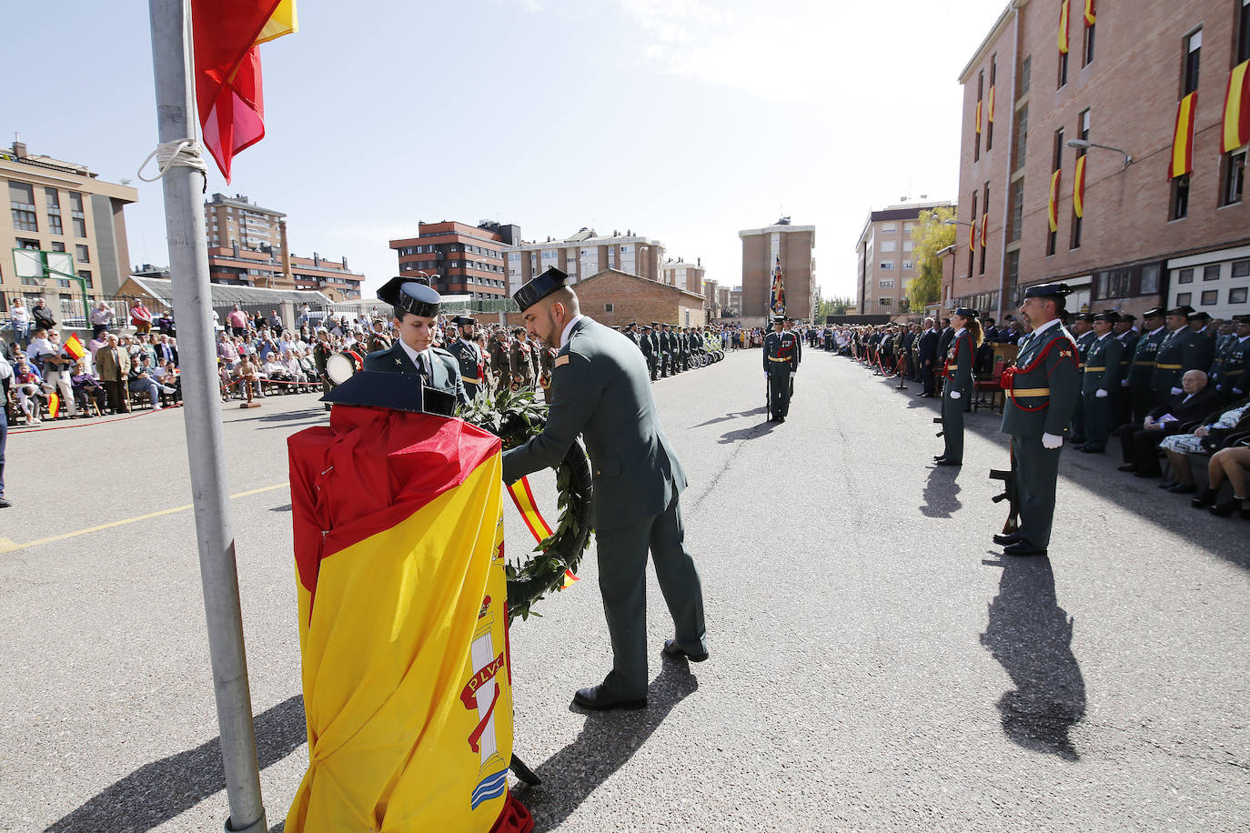 Fiesta de la Guardia Civil en Palencia. 