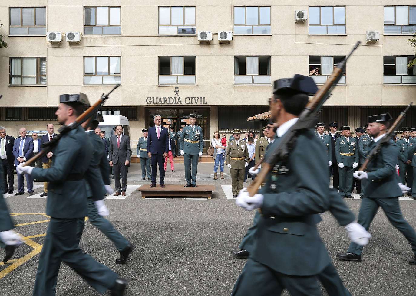 Fiesta de la Guardia Civil en Palencia. 