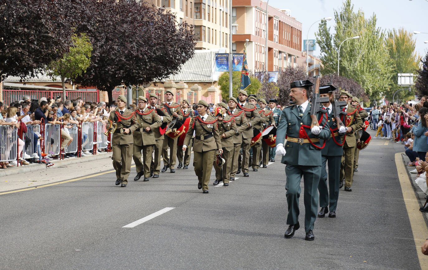 Fiesta de la Guardia Civil en Palencia. 