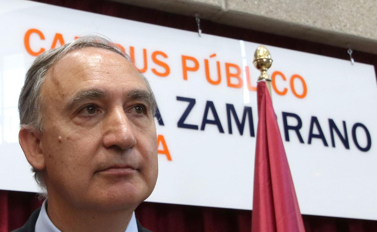 Antonio Largo, en el campus María Zambrano. 