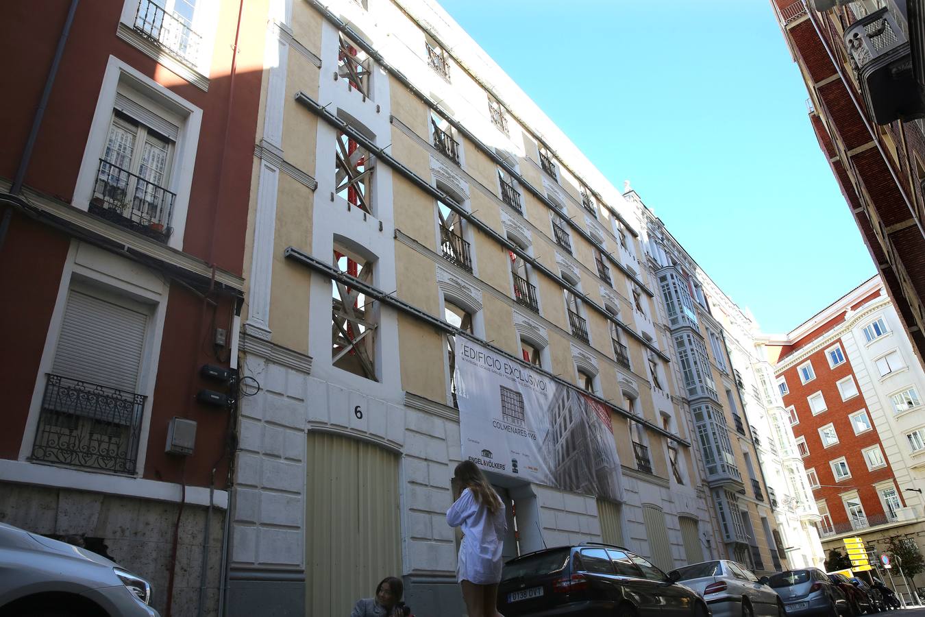 Promoción en Colmenares con la conservación de la fachada.