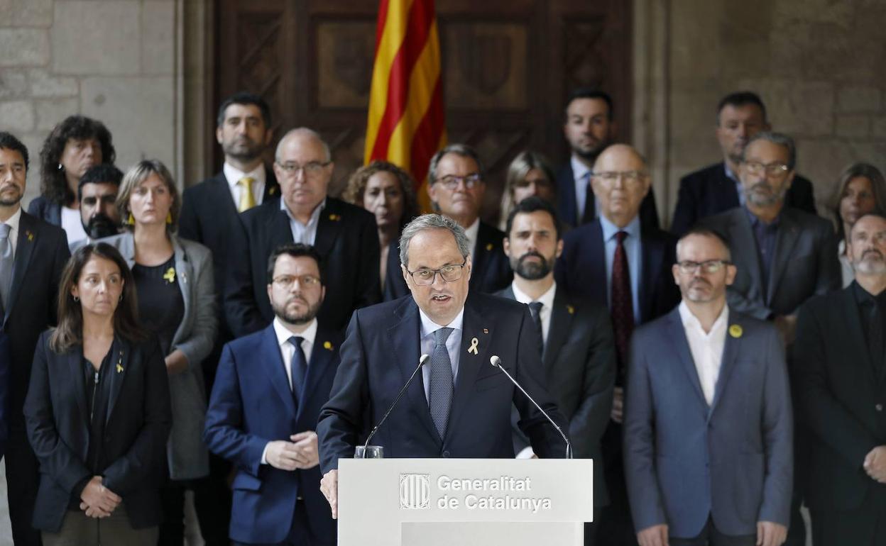 El presidente de la Generalitat, Quim Torra. 