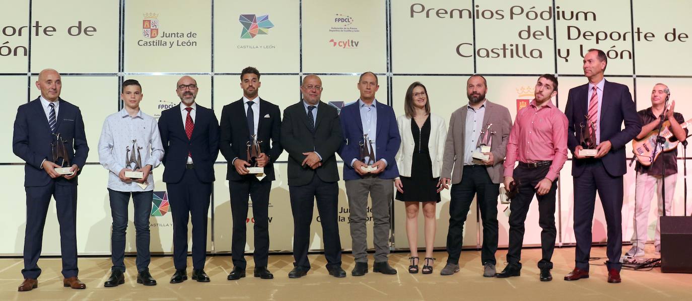 Entrega de los premios Pódium a los mejores deportistas de Castilla y León. 