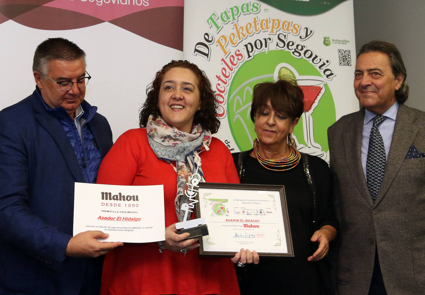 Se han entregado las distinciones del concurso organizado por la Aihss Tapas, Peketapas y Cócteles por Segovia 