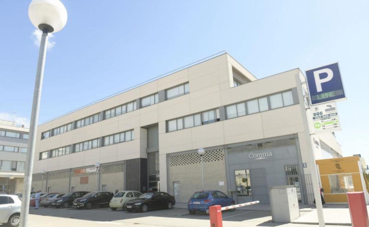 Edificio de la empresa Konecta en el polígono de San Cristóbal. 