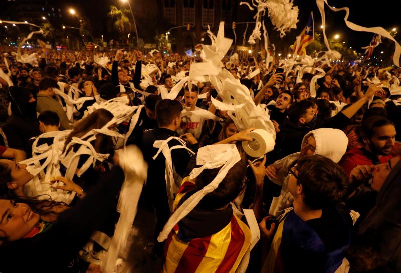 Fotos: Tercera jornada de protestas en Cataluña tras la sentencia del &#039;procés&#039;