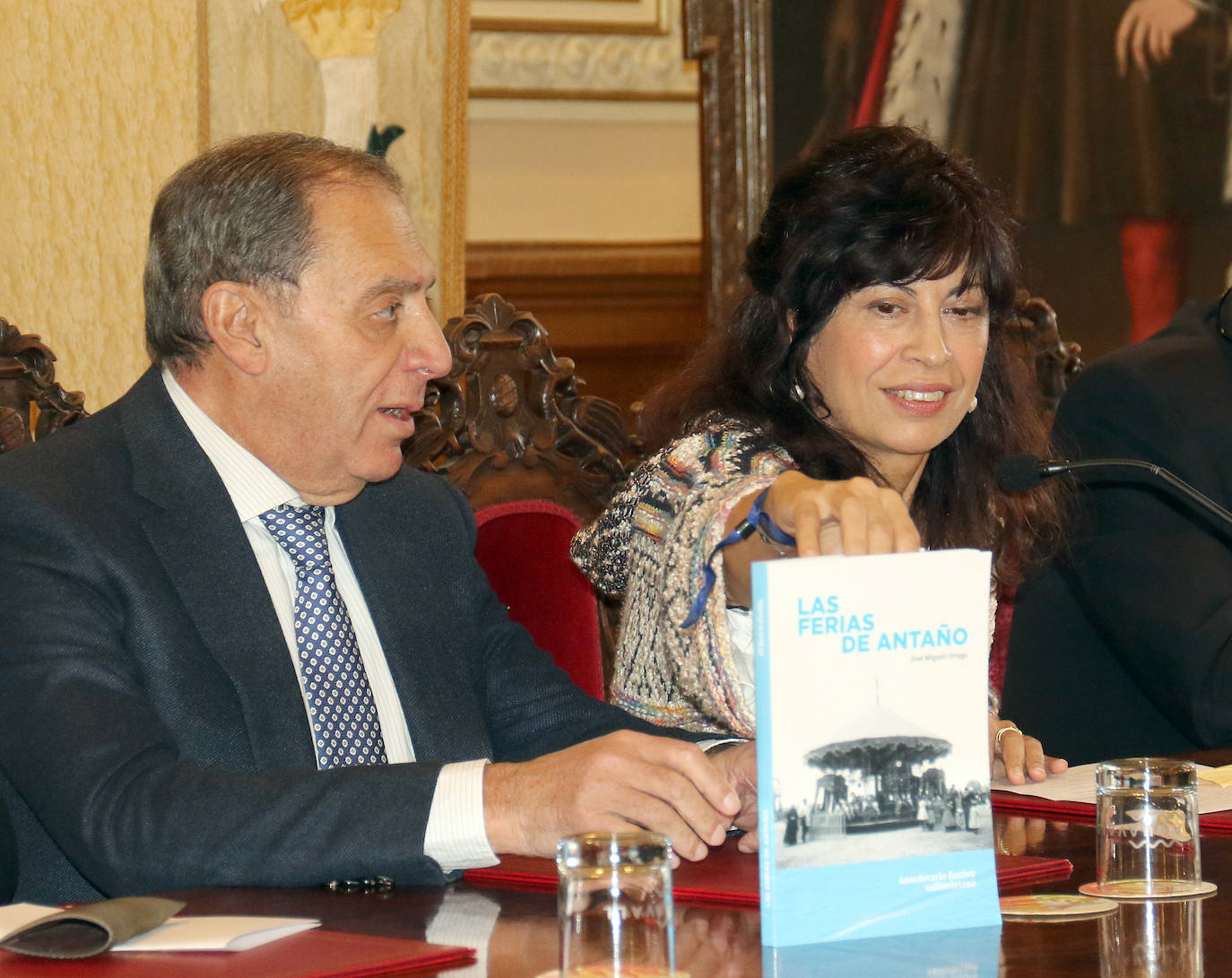 Presentación del libro 'Valladolid y sus ferias' del Periodista José Miguel Ortega, en el Aula de Cultura del Norte de Castilla.