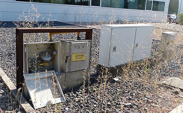 Estado de las instslaciones en una de las parcelas. 