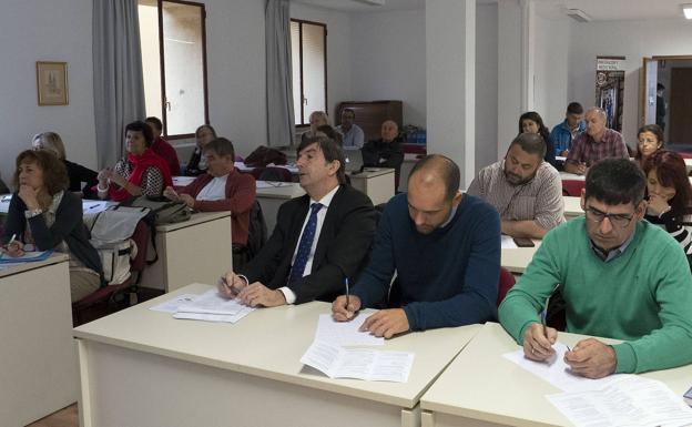 Asistentes a la jornada organizada por la UVA en Segovia sobre medio rural e inmigración. 