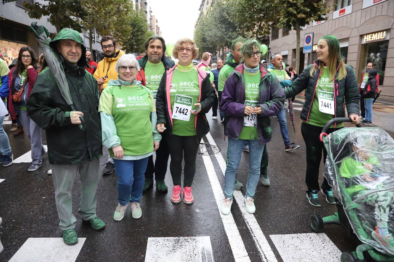 Marcha contra el cáncer en Salamanca. 