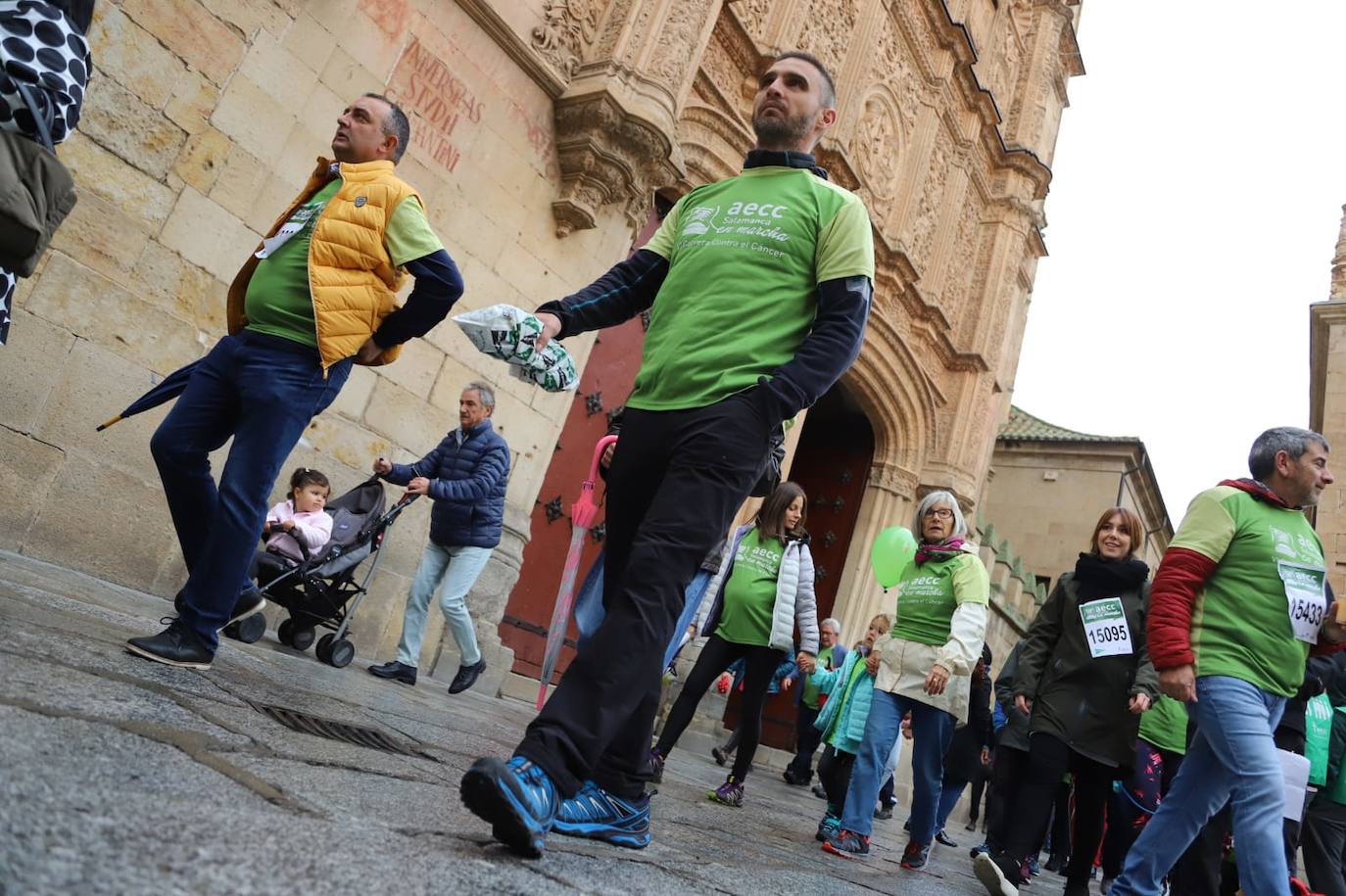 Marcha contra el cáncer en Salamanca. 