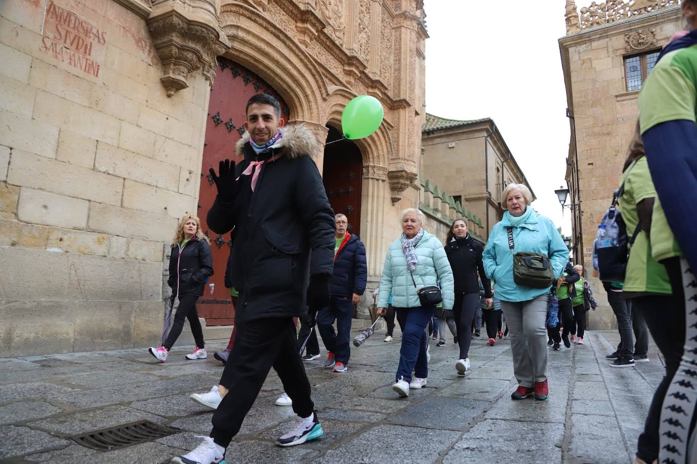 Marcha contra el cáncer en Salamanca. 