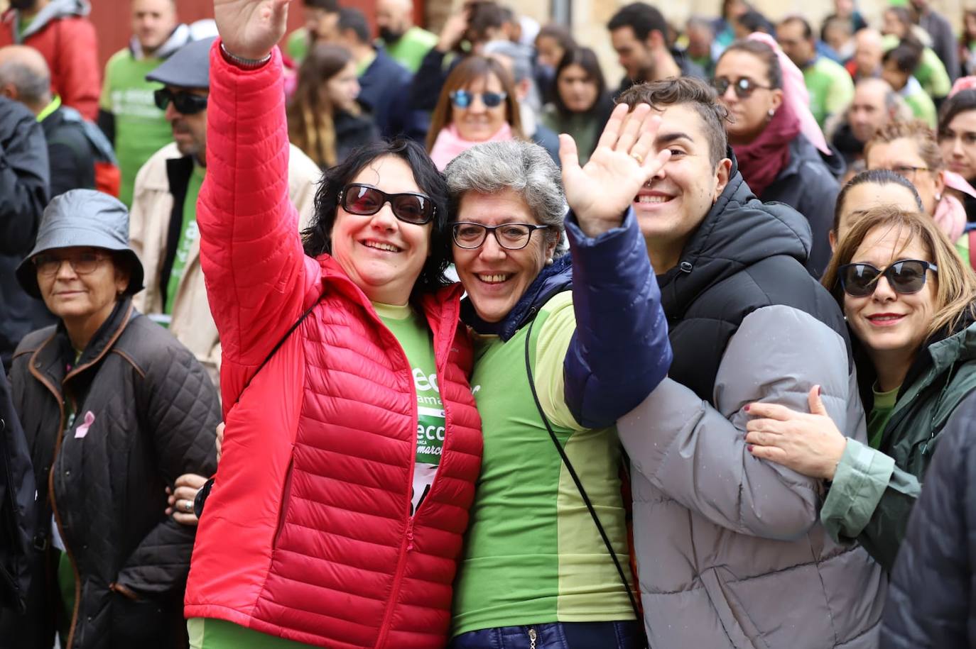 Marcha contra el cáncer en Salamanca. 