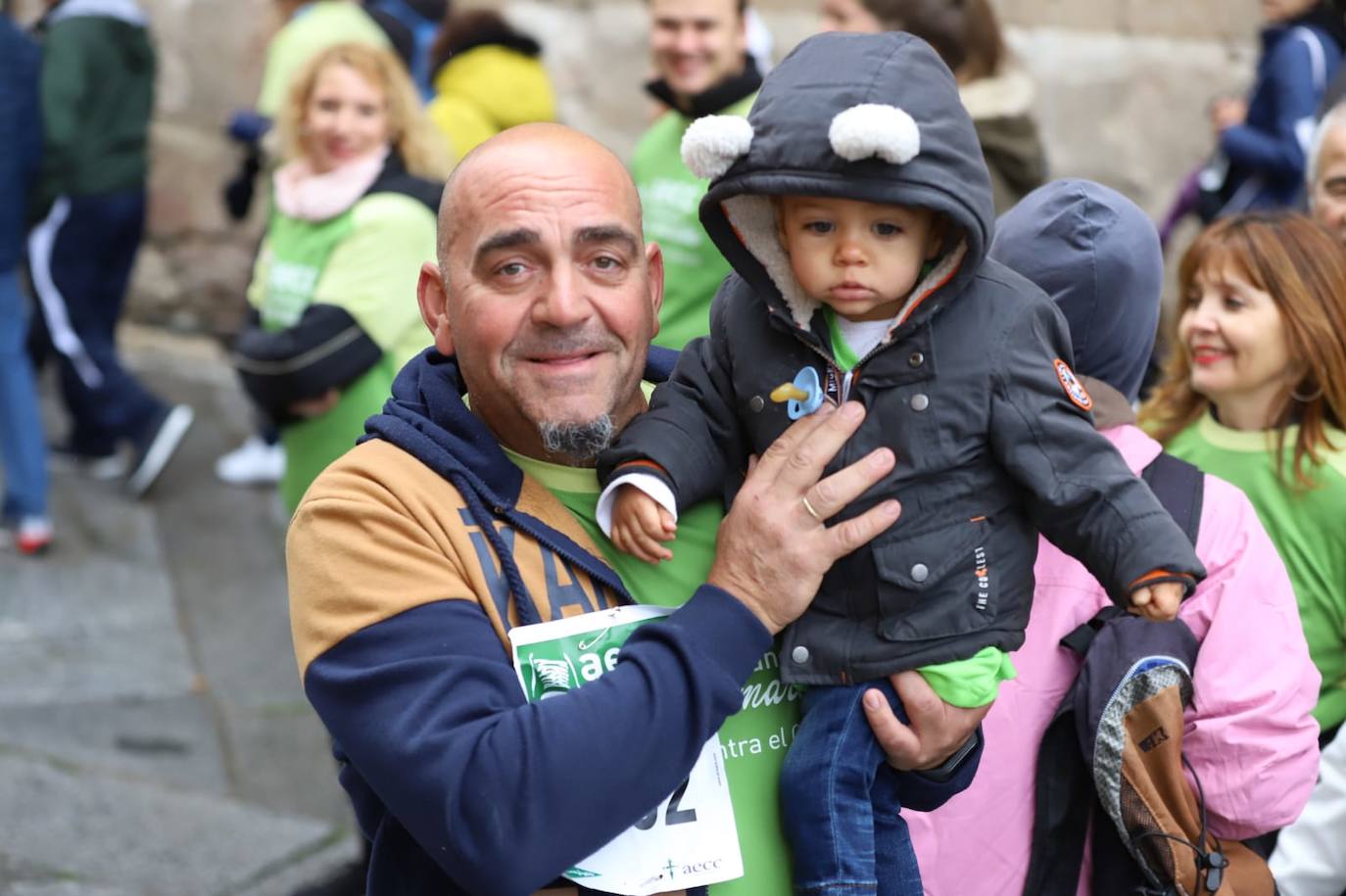 Marcha contra el cáncer en Salamanca. 