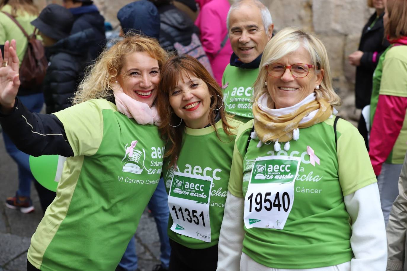 Marcha contra el cáncer en Salamanca. 