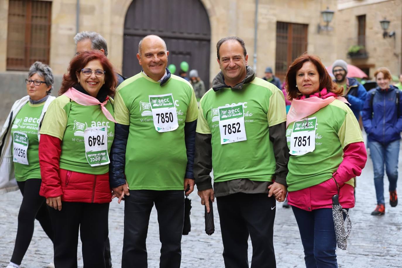 Marcha contra el cáncer en Salamanca. 