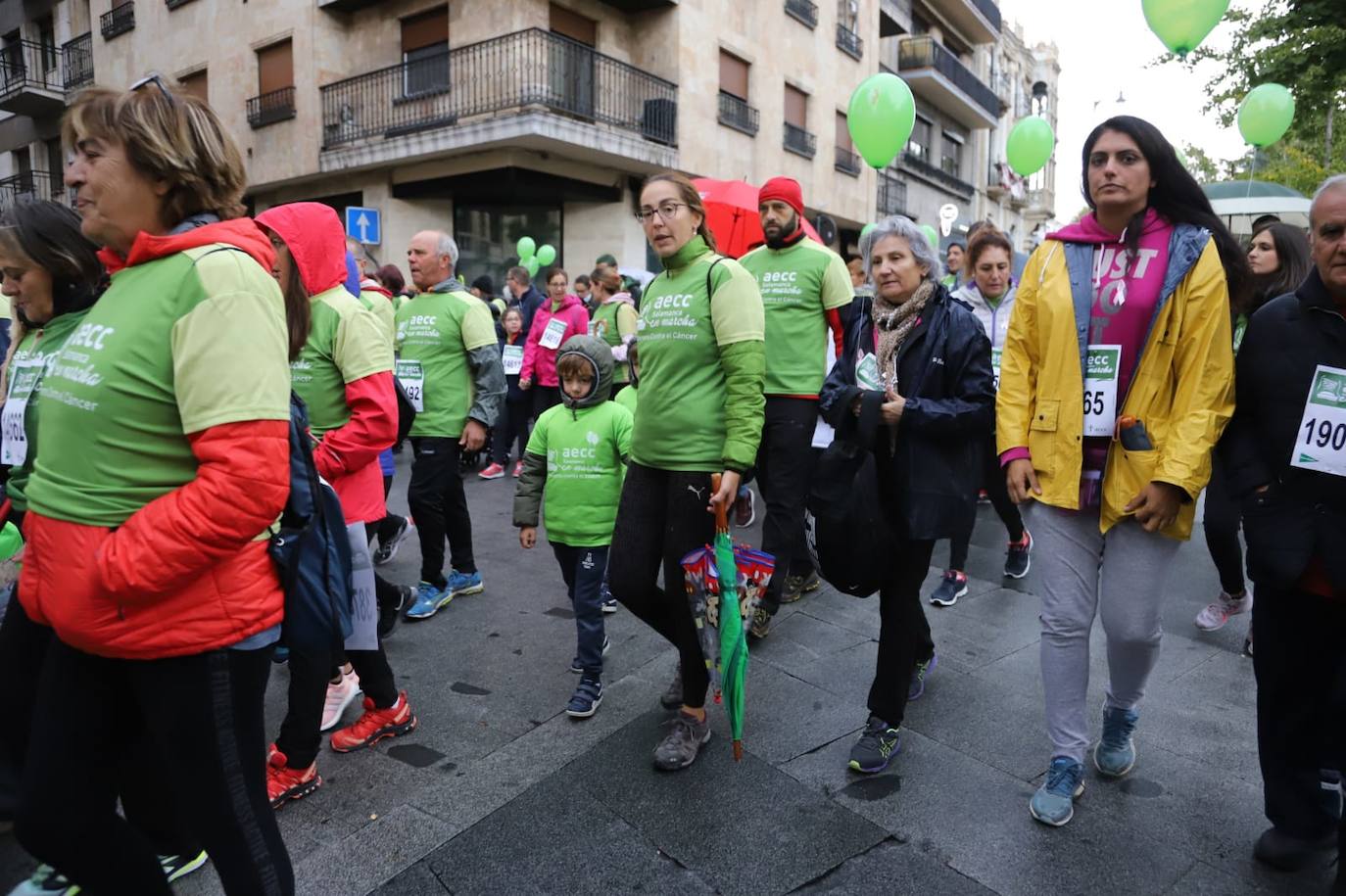 Marcha contra el cáncer en Salamanca. 