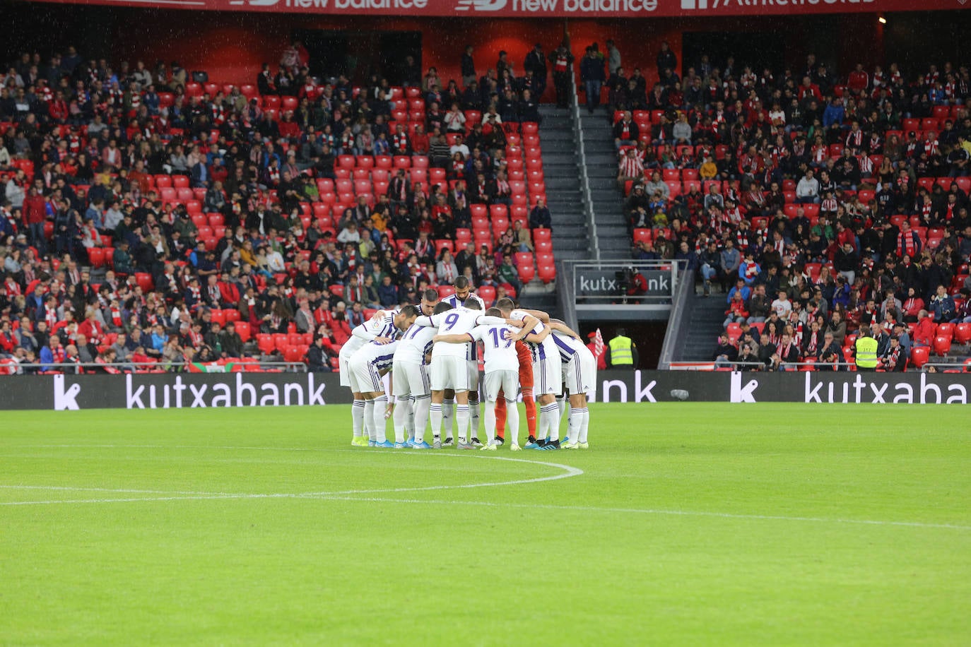 Empate entre el Atheletic y el Real Valladolid (1-1). 