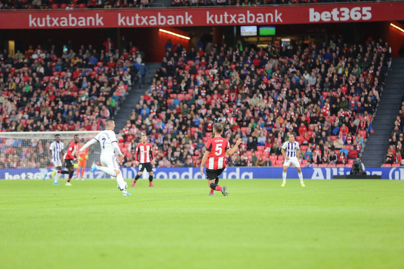 Empate entre el Atheletic y el Real Valladolid (1-1). 