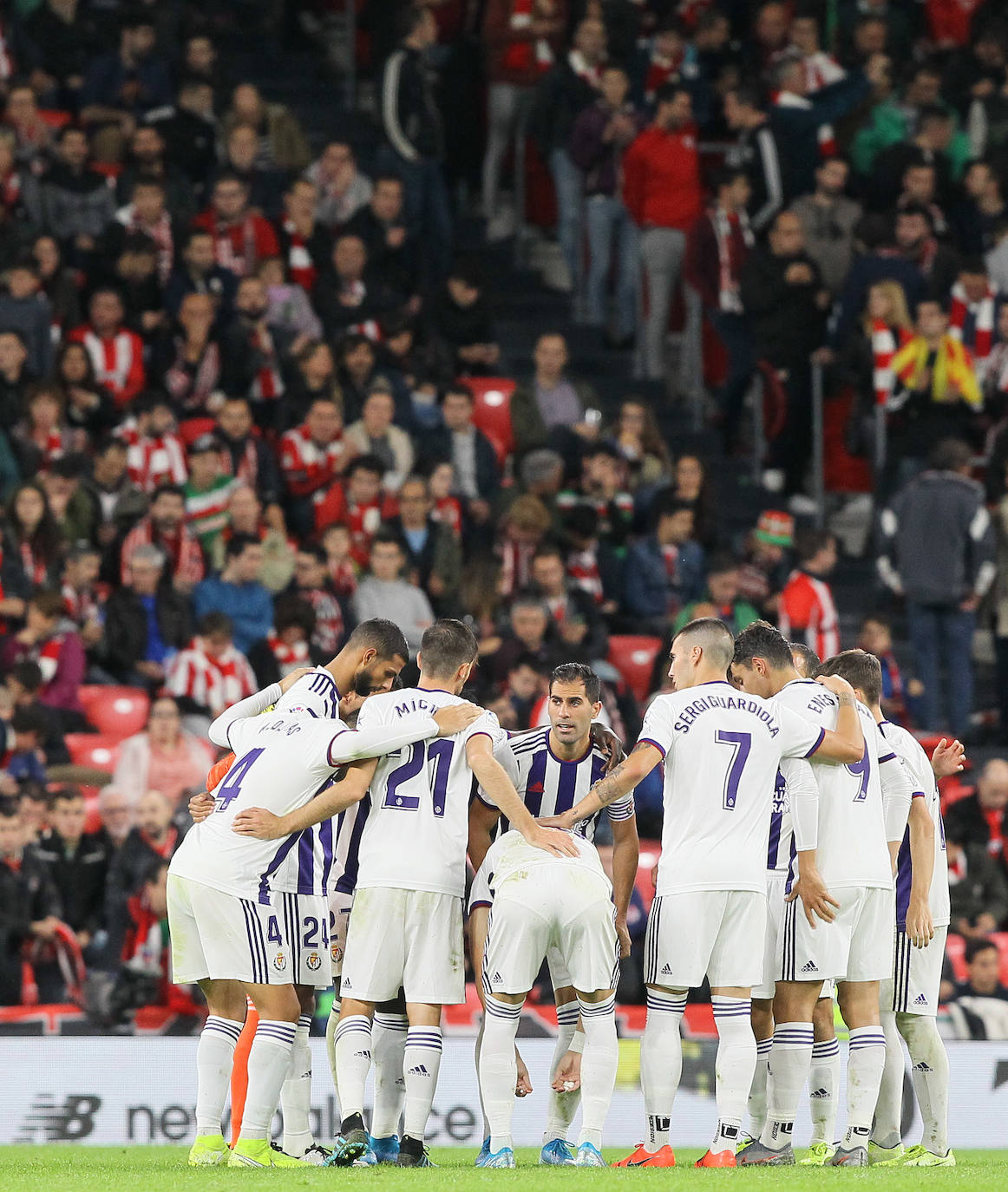 Empate entre el Atheletic y el Real Valladolid (1-1). 